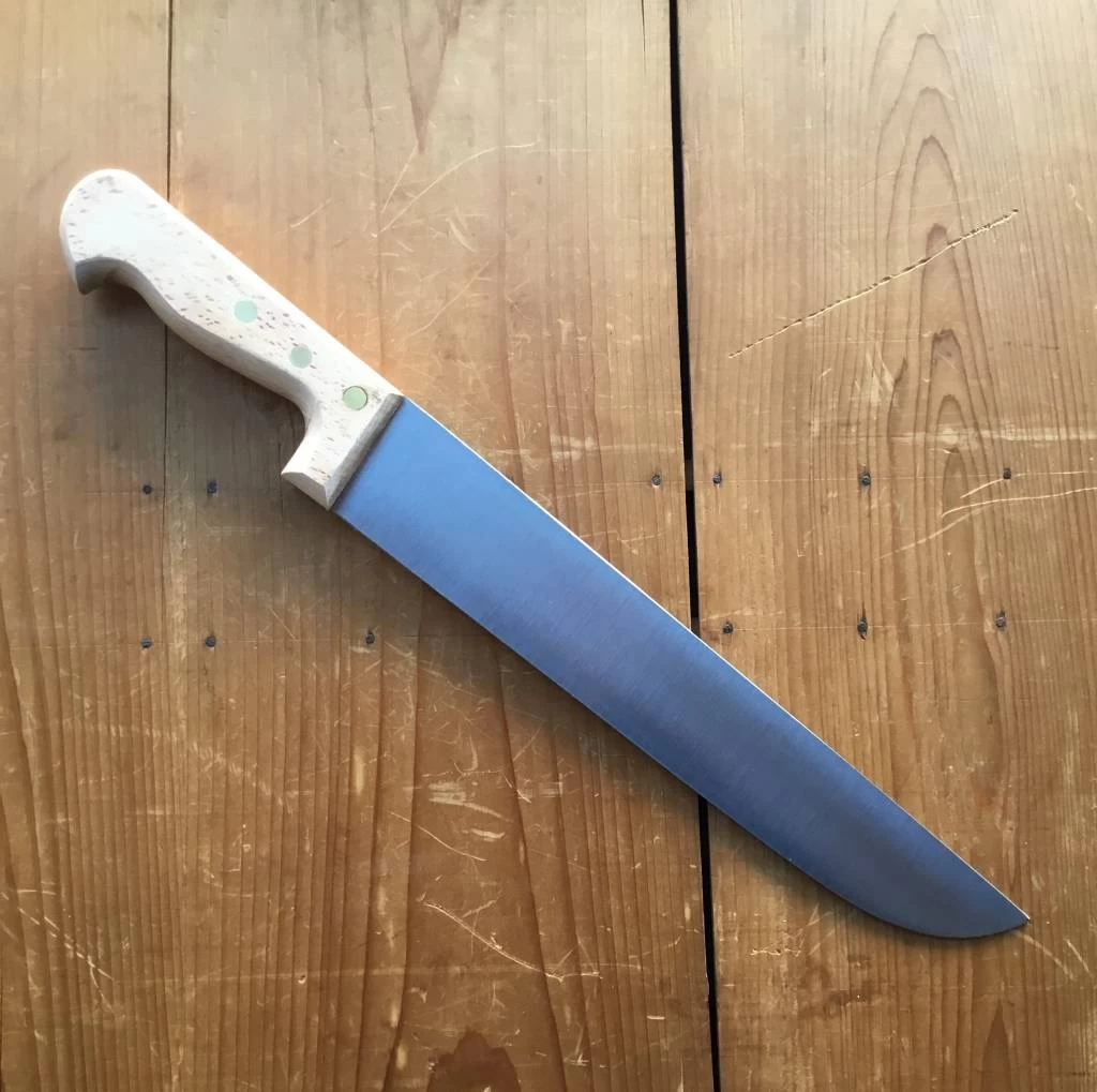K Sabatier 12" / 30cm Boucher Carbon Steel Beech Handle 4 K Sabatier 12" / 30cm Boucher Carbon Steel Beech Handle - Image 2