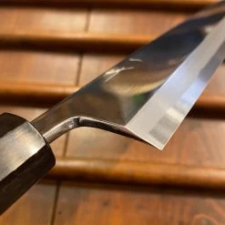 Hitohira Tanaka Mosuke 240mm Mioroshi Deba Aogami 1 Mirror Finish Ebony With Saya -Knife shop 9D3F5772 D8CA 4316 9593 E157E8B4659C