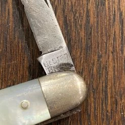 Vintage Ulster Knife Co. 2 7/8" Pen Knife Carbon Steel & Mother Of Pearl 1876-1941 13 Vintage Ulster Knife Co. 2 7/8" Pen Knife Carbon Steel & Mother Of Pearl 1876-1941 -Knife shop A56AA1F5 C2BD 4575 8C13 F723C346DFB0