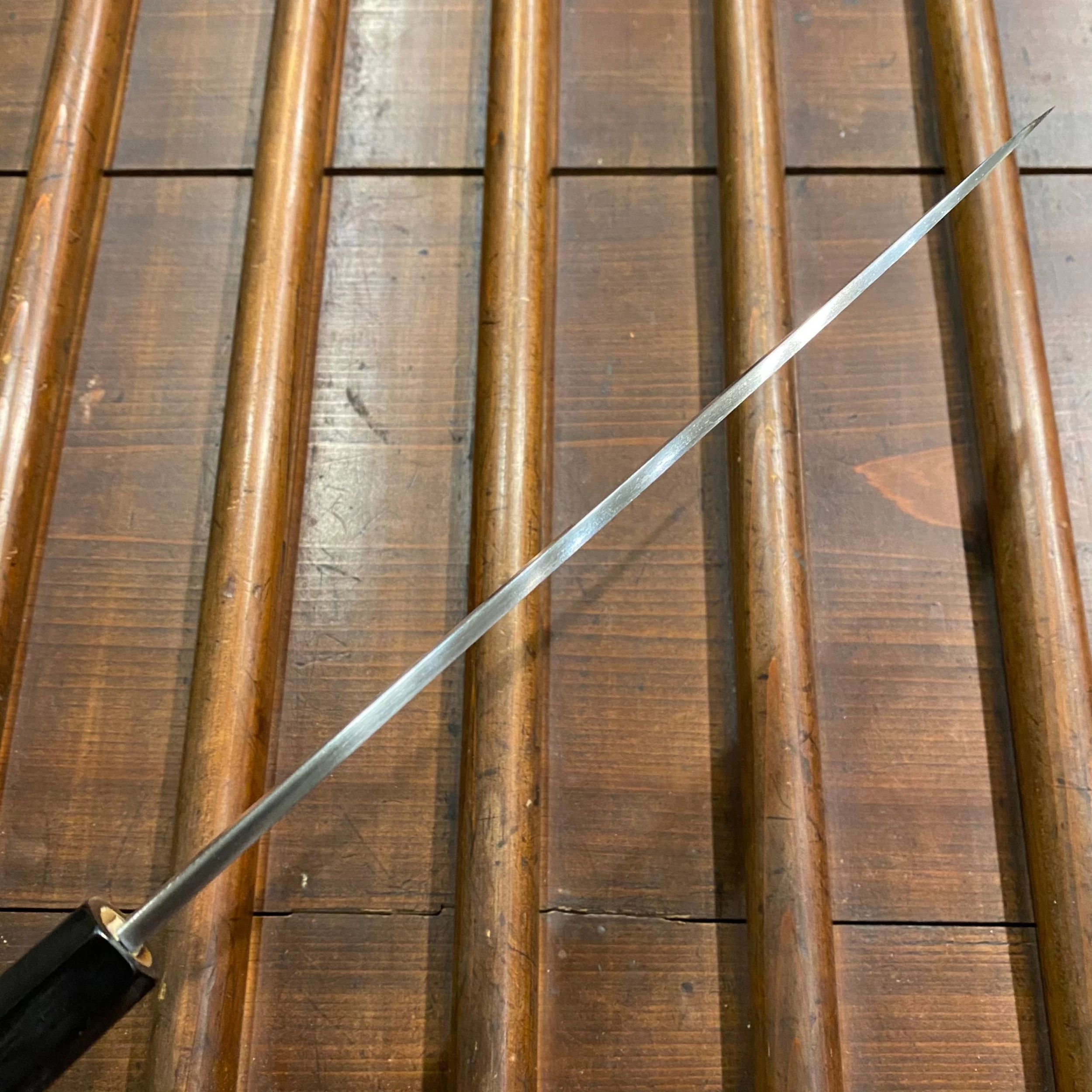 Hitohira Kikichiyo Manzo 270mm Yanagi Shirogami 3 Ho Wood - LEFTY 5 Hitohira Kikichiyo Manzo 270mm Yanagi Shirogami 3 Ho Wood - LEFTY - Image 3