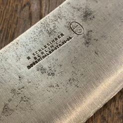 Vintage M Schlesinger Berlin 11.75” Chef Knife Carbon Steel 19th C? -Knife shop C361F7A2 F1B7 407D BC0B 450D16A955D6