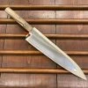 Hitohira Togashi Yohei 210mm Gyuto Aogami 2 Mizu Honyaki Kurokaki Persimmon -Knife shop CB43EC2B 97BF 4C44 A13C D328CC6A5C7F