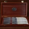 Fontenille Pataud Laguiole Steak Knife Set Of 6 Cow Bone -Knife shop COWBONE