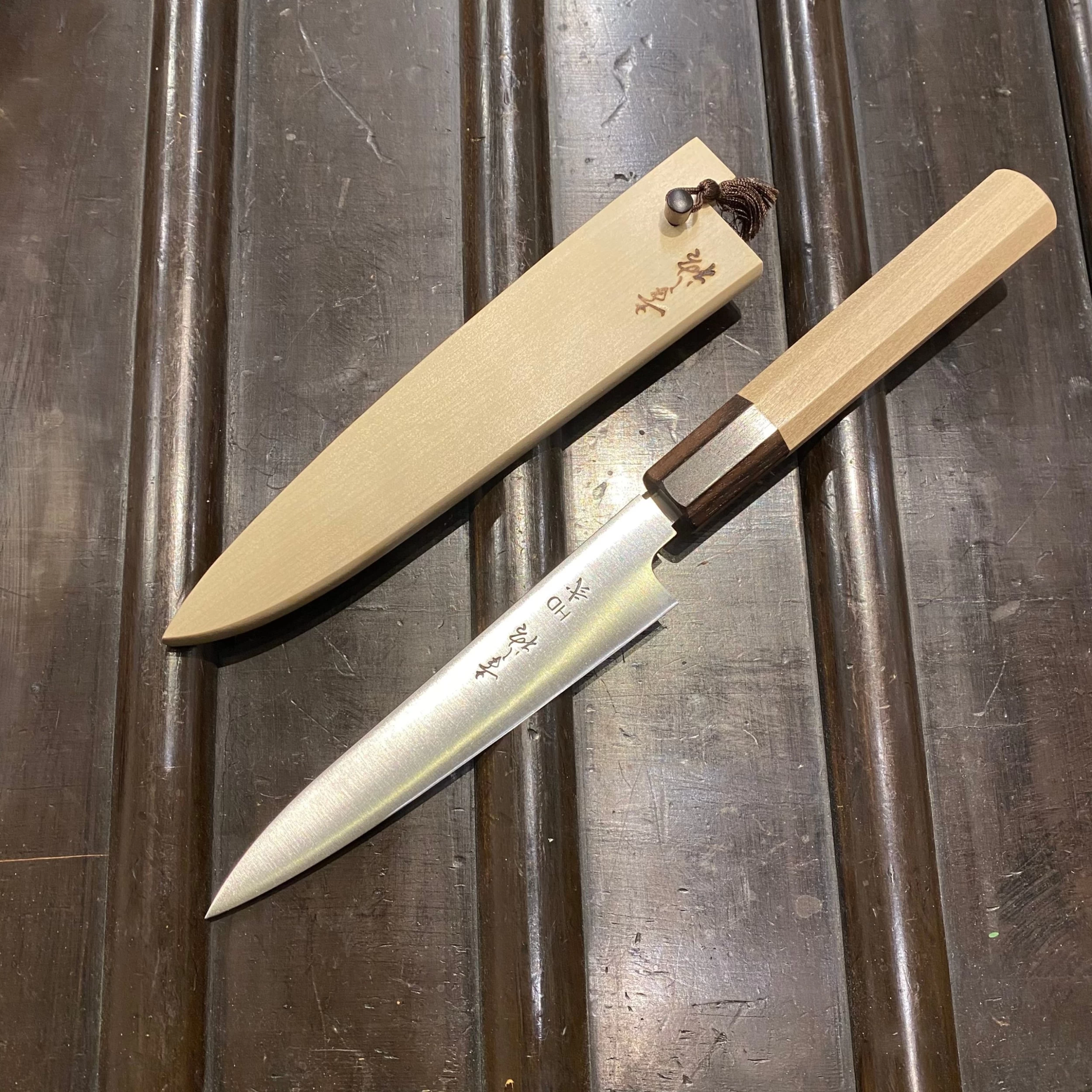 Konosuke Sakai HD2 150mm Wa Petty Oct Ho W Ebony Ferrule With Saya 3 Konosuke Sakai HD2 150mm Wa Petty Oct Ho W Ebony Ferrule With Saya