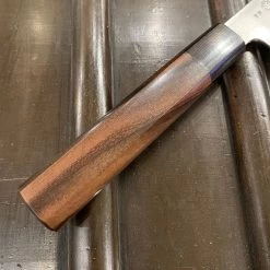 Takada No Hamono 180mm Santoku Iron Clad Aogami 2 Suiboku Finish Pakka & Ebony -Knife shop D4341DFA 58FB 4733 9D83 D129F4F613A9