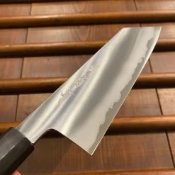Sakai Kikumori Yugiri 180mm Kiritsuke Santoku Stainless Clad Aogami 1 Ebony With Saya -Knife shop D49C7064 8ADA 4F2B BE53 8673A38F7D68