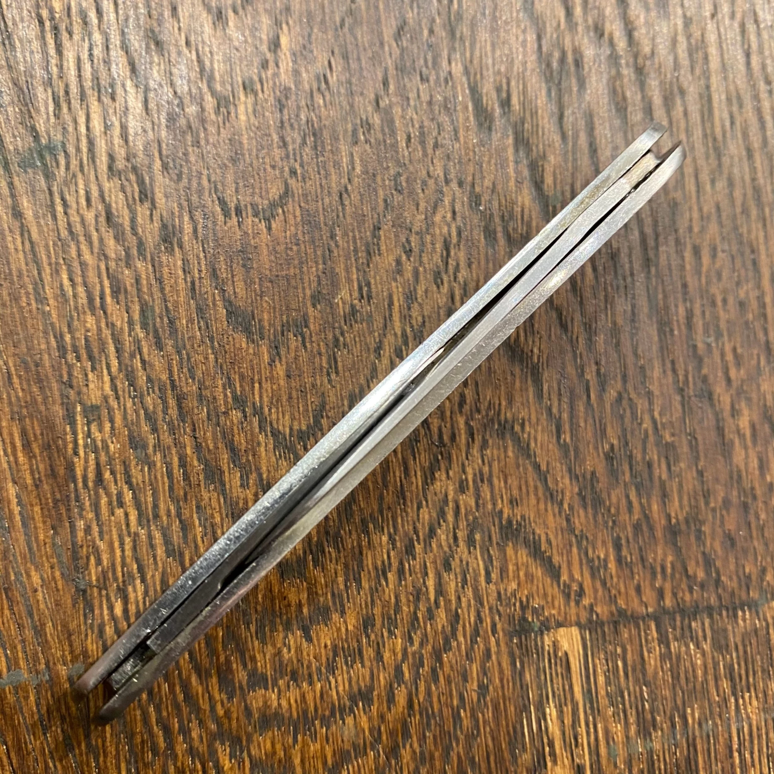 Vintage Robeson Shuredge “Delhi” 3” Pen Stainless Blade Nickel Scales 1922-77 8 Vintage Robeson Shuredge “Delhi” 3” Pen Stainless Blade Nickel Scales 1922-77 - Image 6