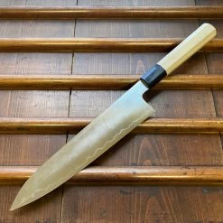 Takada No Hamono 240mm Gyuto Shirogami 2 Iron Clad Suiboku Finish Octagonal Ho & Horn Handle -Knife shop DBBF4C03 0045 4C52 9D7C 12CC826CAA19