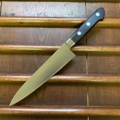 Ashi Hamono Ginga 180mm Gyuto Shirogami 2 Western Handle With Saya -Knife shop E56E960C CFE0 4451 9CA6 0B4EC8BD43B2