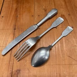 Old English Fiddle Table Set Stainless Yorkshire Rose Tumbled Finish -Knife shop F483526B 9DDD 4304 A304 0F7AFE46B9A3 f33f96bd f38d 4601 8a3b 87d7aed0877b