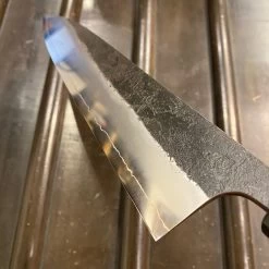 Konosuke Madei Sumiiro 240mm Gyuto SLD Kurouchi Nashiji - By Nihei W/ Saya -Knife shop FC9F072E 8D7E 40D2 A898 A489C2F67D2F