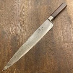 Vintage M Schlesinger Berlin 11.75” Chef Knife Carbon Steel 19th C?