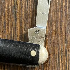 Vintage J A Henckels 2 3/4" Pen Knife Carbon Steel Solingen 1950's-60's -Knife shop FF5CBC38 899F 4C85 9F54 4C3D863169A4