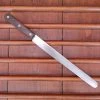 Vintage Unmarked 12" Round Tip Slicer Carbon Steel Rosewood American 1930's-60's -Knife shop IMG20230215144412