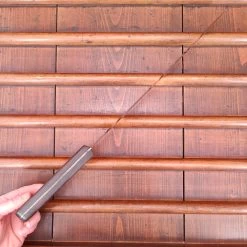 Vintage Unmarked 12" Round Tip Slicer Carbon Steel Rosewood American 1930's-60's -Knife shop IMG20230215144540