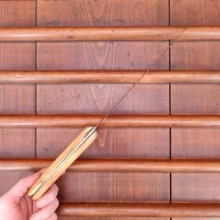 Vintage A J Jordan 10" Butcher Scimitar Double Shear Steel Boxwood Is 1871-1927 -Knife shop IMG20230215153232