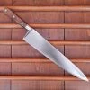 K Sabatier Jeune 12" Chef Knife Carbon Steel 1960's From Thiers
