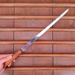 Vintage KA-BAR 11.75" Semi Flex Epicure Slicer Chrome Plated Carbon Steel With Box 1940's-50's 15 Vintage KA-BAR 11.75" Semi Flex Epicure Slicer Chrome Plated Carbon Steel With Box 1940's-50's -Knife shop IMG20230215160812