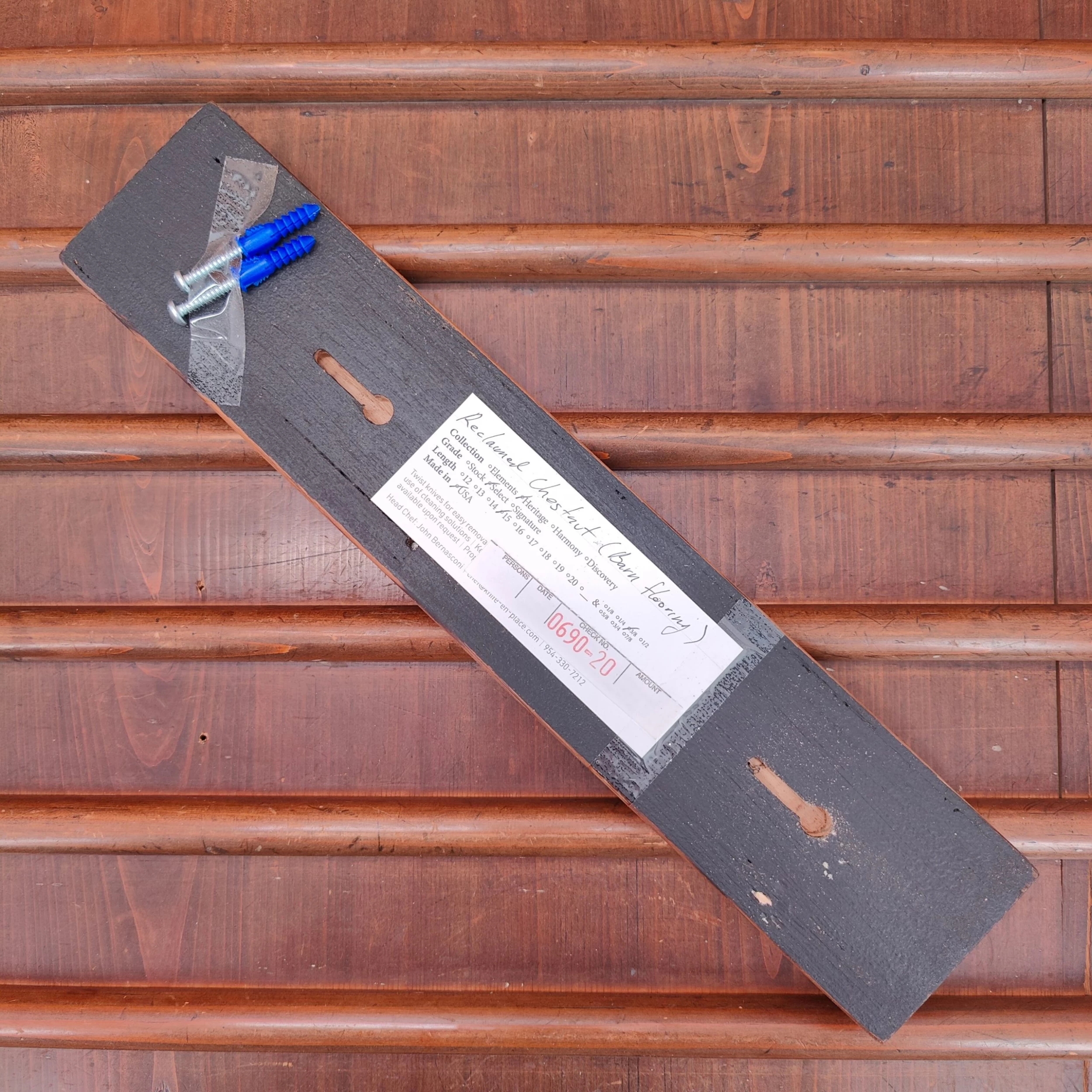 Knife En Place Heritage Select Medium Reclaimed Chestnut Magnetic Knife Holder 6 Knife En Place Heritage Select Medium Reclaimed Chestnut Magnetic Knife Holder - Image 4