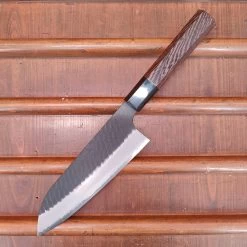 Nigara Hamono 180mm Santoku SG2 Kurouchi Tsuchime Wenge -Knife shop IMG20230224155147