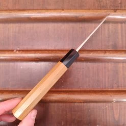 Yoshikane Hamono 80mm Paring Shirogami 2 Nashiji Teak Handle -Knife shop IMG20230224155721