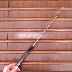 Hatsukokoro Nakagawa 330mm Sakimaru Yanagi Aogami 1 Damascus Ebony Buffalo Horn -Knife shop IMG20230224160806