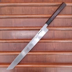 Hatsukokoro Nakagawa 330mm Sakimaru Yanagi Aogami 1 Damascus Ebony Buffalo Horn -Knife shop IMG20230224161023