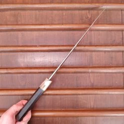 Hatsukokoro Nakagawa 300mm Yanagi Shirogami 3 Abura Honyaki Kyomen Ebony Blonde Buffalo Horn -Knife shop IMG20230224162130