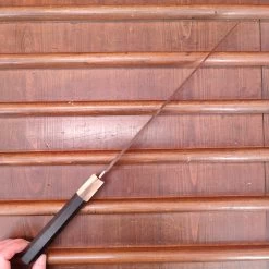 Hatsukokoro Nakagawa 300mm Yanagi Shirogami 3 Abura Honyaki Kyomen Ebony Blonde Buffalo Horn -Knife shop IMG20230224162149