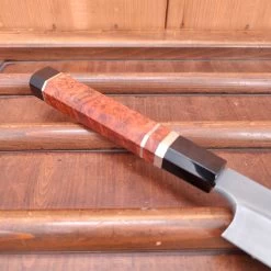 Nigara Hamono 270mm Yanagi Shirogami 1 Mizu Honyaki Barin Burl Double Horn -Knife shop IMG20230316143457