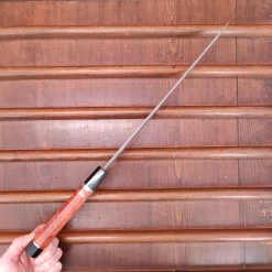 Nigara Hamono 300mm Sakimaru Yanagi Aogami 2 Honyaki Karin Burl Double Horn Handle -Knife shop IMG20230316144242