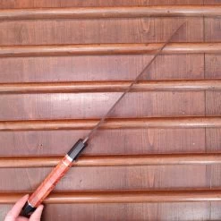 Nigara Hamono 300mm Sakimaru Yanagi Aogami 2 Honyaki Karin Burl Double Horn Handle -Knife shop IMG20230316144307