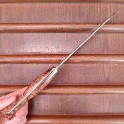 Nigara Hamono 180mm Bunka SG2 Migaki Tsuchime Stabilized Maple Burl Western Handle 13 Nigara Hamono 180mm Bunka SG2 Migaki Tsuchime Stabilized Maple Burl Western Handle -Knife shop IMG20230321125802