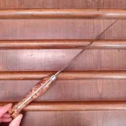 Nigara Hamono 180mm Bunka SG2 Migaki Tsuchime Stabilized Maple Burl Western Handle 14 Nigara Hamono 180mm Bunka SG2 Migaki Tsuchime Stabilized Maple Burl Western Handle -Knife shop IMG20230321125822