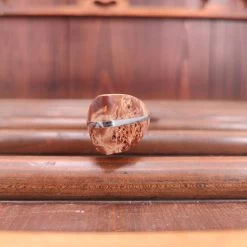 Nigara Hamono SG2 180mm Kiritsuke Nakiri Migaki Tsuchime Stabilized Maple Burl Western Handle -Knife shop IMG20230321130916