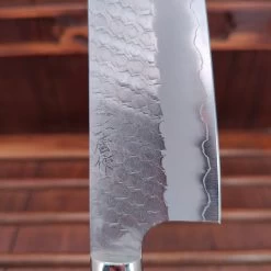 Nigara Hamono 180mm Bunka SG2 Migaki Tsuchime Stabilized Maple Burl Western Handle 17 Nigara Hamono 180mm Bunka SG2 Migaki Tsuchime Stabilized Maple Burl Western Handle -Knife shop IMG20230321130947