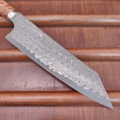 Nigara Hamono SG2 210mm Kiritsuke Gyuto Damascus Stabilized Maple Burl Western Handle -Knife shop IMG20230321134447 bd1ad0b8 a383 44ad 8a54 c40b7b52d98e