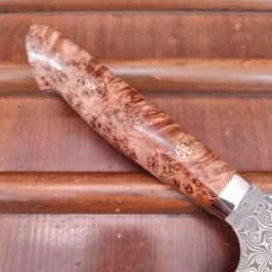 Nigara Hamono SG2 210mm Kiritsuke Gyuto Damascus Stabilized Maple Burl Western Handle -Knife shop IMG20230321134459