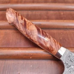 Nigara Hamono SG2 240mm Gyuto Damascus Stabilized Maple Burl Western Handle 12 Nigara Hamono SG2 240mm Gyuto Damascus Stabilized Maple Burl Western Handle -Knife shop IMG20230321134849