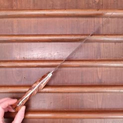 Nigara Hamono SG2 240mm Gyuto Damascus Stabilized Maple Burl Western Handle 14 Nigara Hamono SG2 240mm Gyuto Damascus Stabilized Maple Burl Western Handle -Knife shop IMG20230321134946