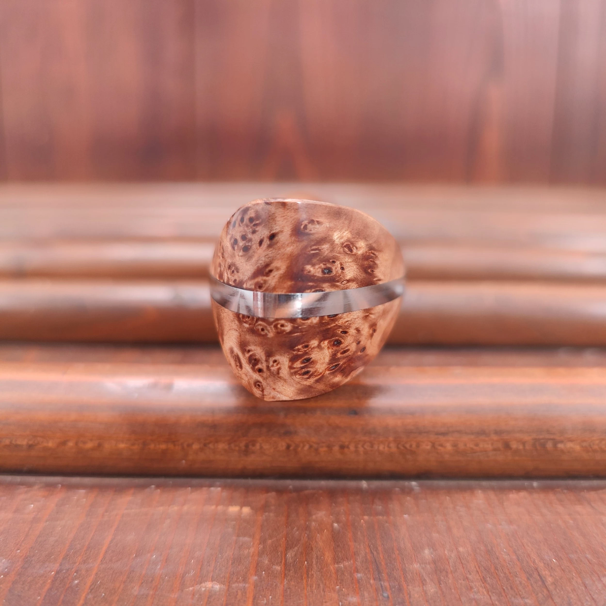 Nigara Hamono SG2 240mm Gyuto Damascus Stabilized Maple Burl Western Handle 10 Nigara Hamono SG2 240mm Gyuto Damascus Stabilized Maple Burl Western Handle - Image 8