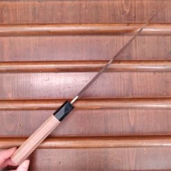 Hatsukokoro Kurokaze 210mm Gyuto Stainless Clad Shirogami 2 Walnut -Knife shop IMG20230321140526