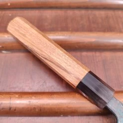 Kumokage 80mm Petty Aogami 2 Kurouchi Carbon Damascus Teak Horn 12 Kumokage 80mm Petty Aogami 2 Kurouchi Carbon Damascus Teak Horn -Knife shop IMG20230321143452