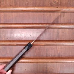 Hatsukokuro Nakagawa 210mm Gyuto Aogami 1 Damascus Ebony Handle -Knife shop IMG20230321143856