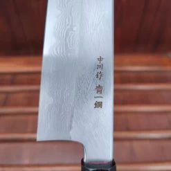 Hatsukokuro Nakagawa 210mm Gyuto Aogami 1 Damascus Ebony Handle -Knife shop IMG20230321143915
