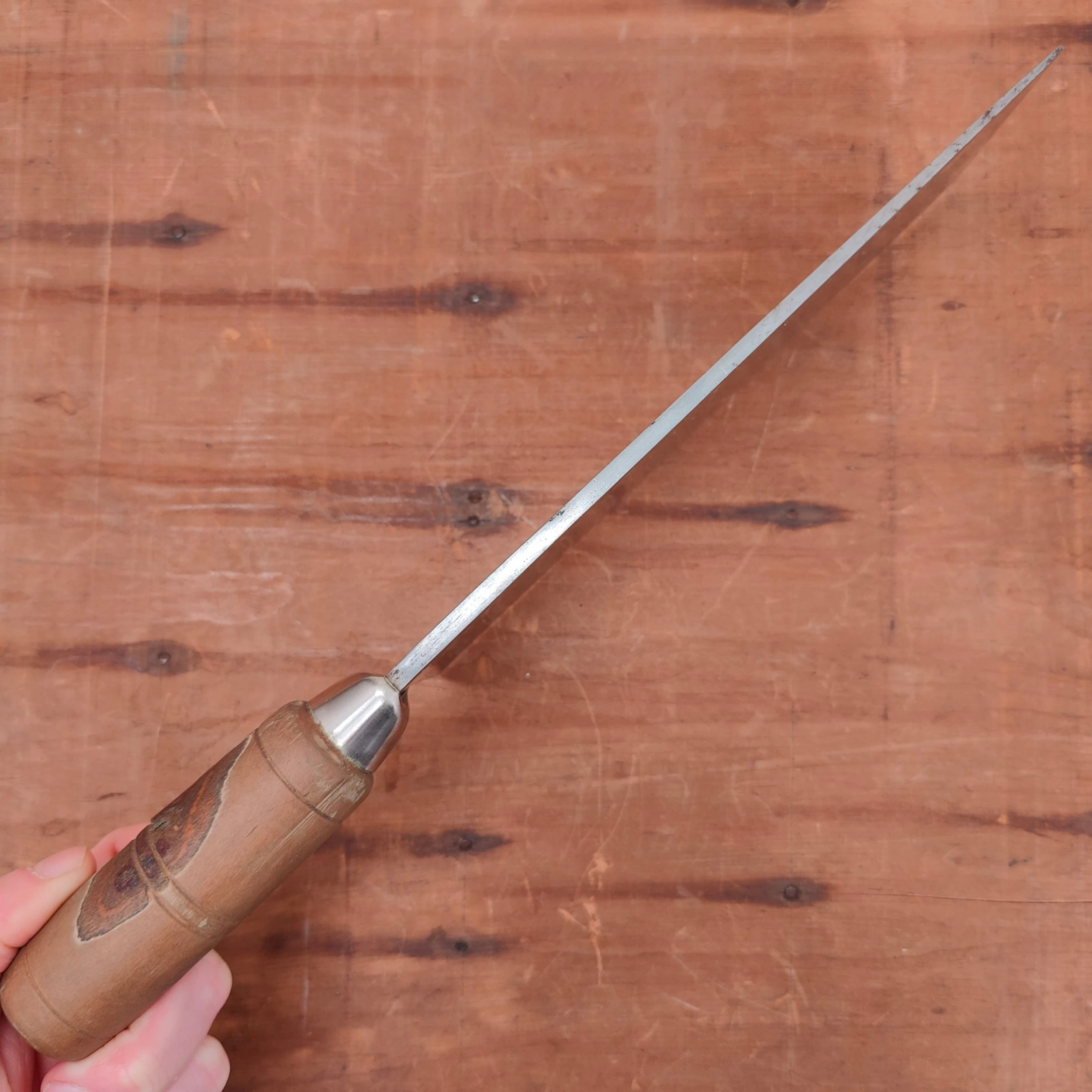 Vintage Ho Ching Kee Lee Chinese Cleaver Mid Weight Carbon Steel Hong Kong 6 Vintage Ho Ching Kee Lee Chinese Cleaver Mid Weight Carbon Steel Hong Kong - Image 4