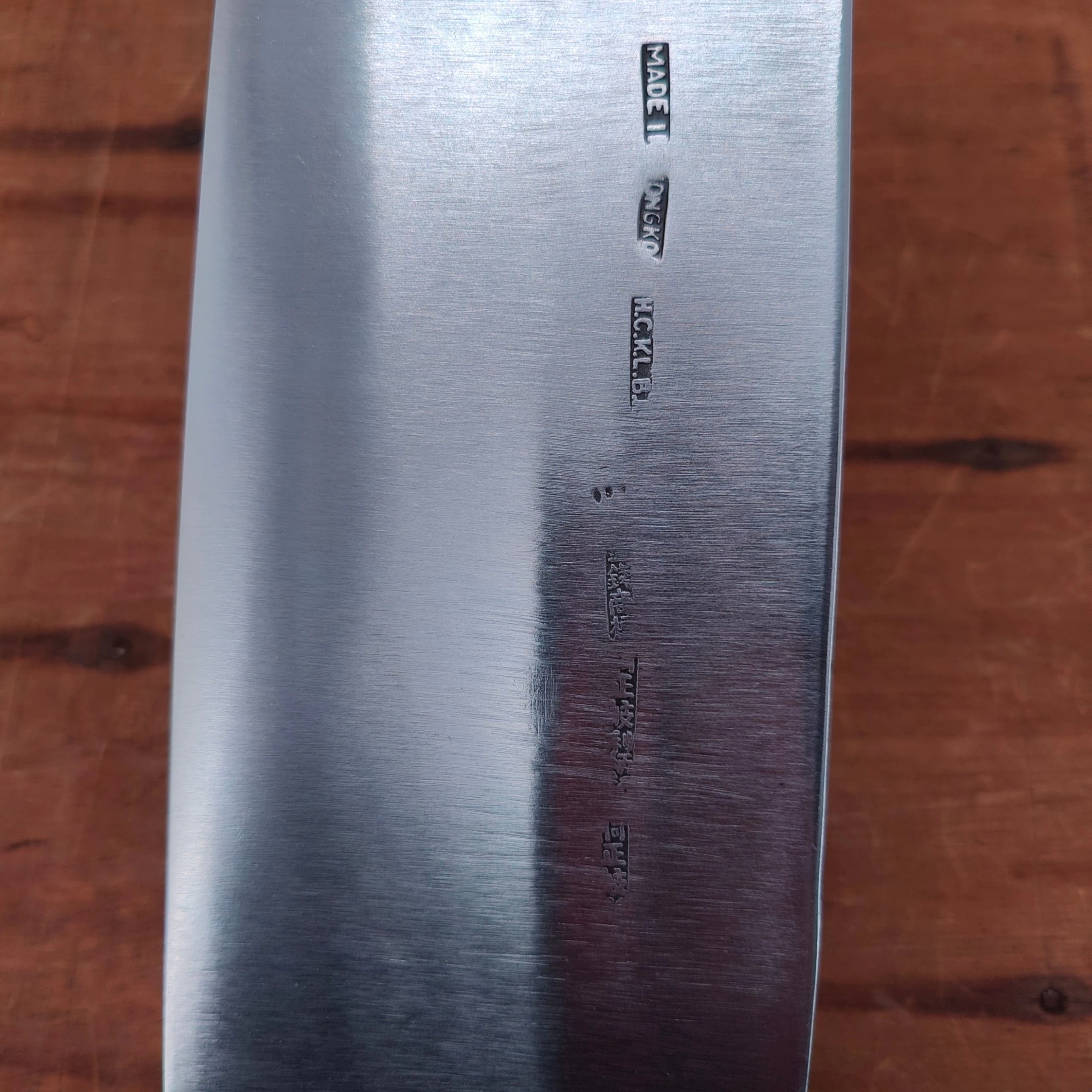 Vintage Ho Ching Kee Lee Chinese Cleaver Mid Weight Carbon Steel Hong Kong 8 Vintage Ho Ching Kee Lee Chinese Cleaver Mid Weight Carbon Steel Hong Kong - Image 6