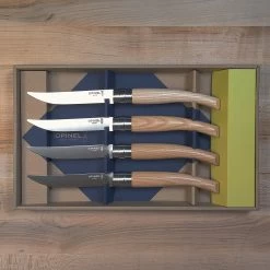 Opinel Set Of 4 Table Chic Ashwood Steak Knives