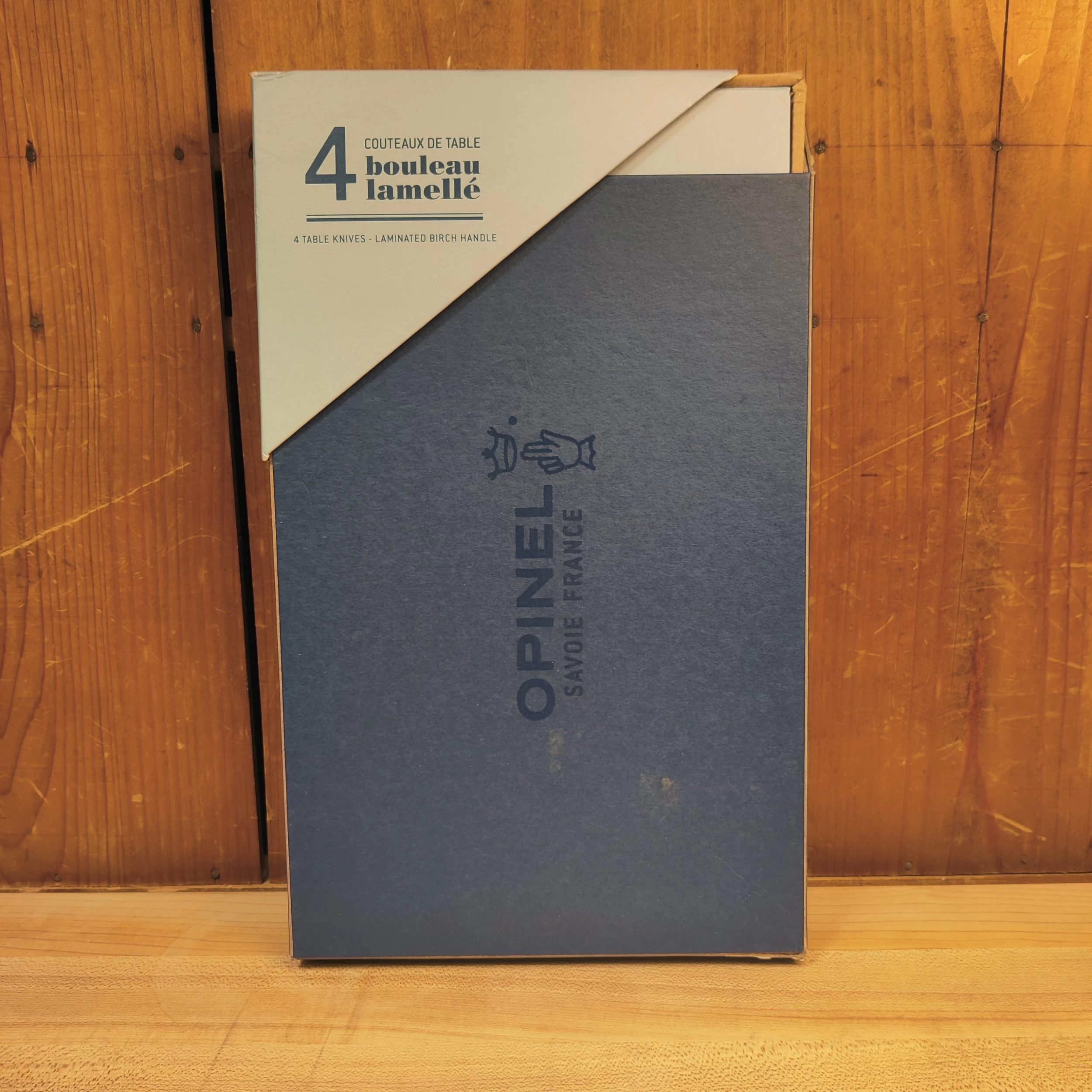 Opinel Set Of 4 Table Chic Birch Wood Steak Knives 5 Opinel Set Of 4 Table Chic Birch Wood Steak Knives - Image 3