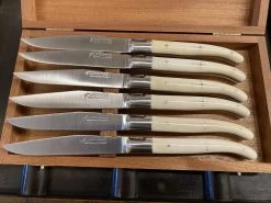 Fontenille Pataud Laguiole Steak Knife Set Of 6 Cow Bone -Knife shop b1b6eda4 dc38 4a9b 924d bd3640f54bf2